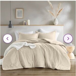 Carsonhill Chambray Print Lightweight Modern Comforter Set